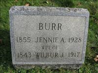 Burr, Wilbur J. and Jennie A